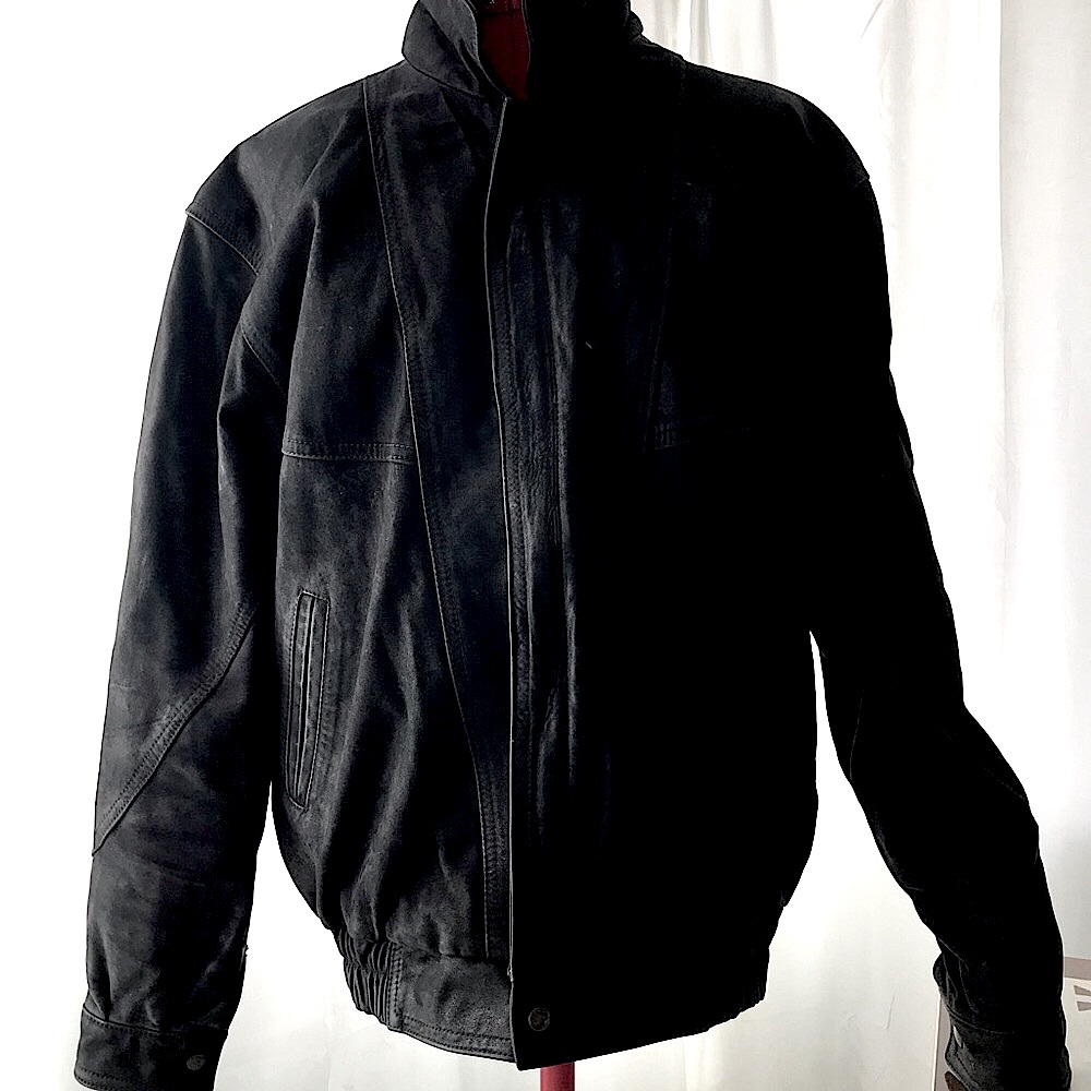 80s vintage leather jacket - Picture 3 of 10